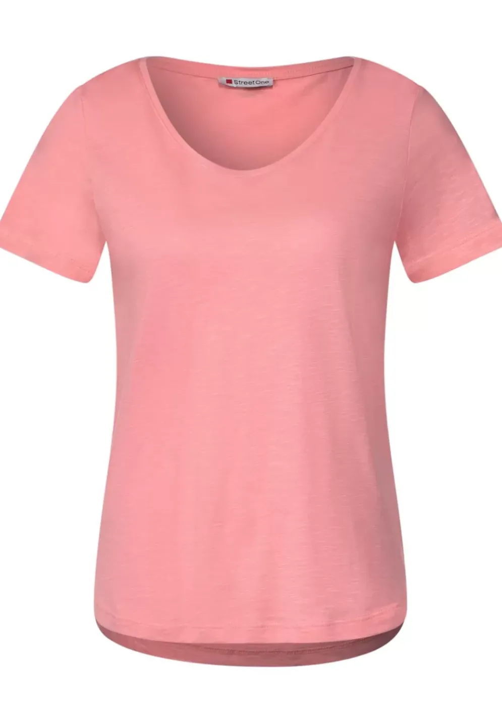 T-Shirt Mit V-Ausschnitt