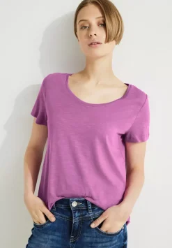 T-Shirt Mit V-Ausschnitt
