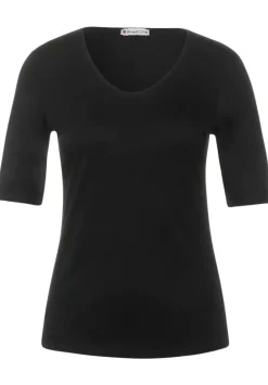 T-Shirt Mit V-Ausschnitt