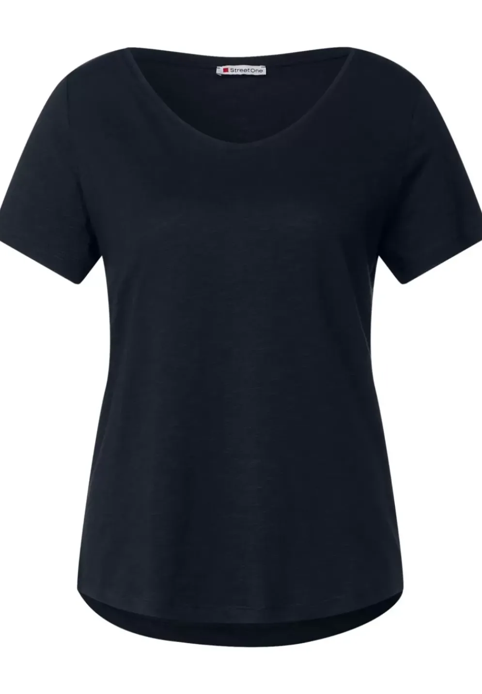T-Shirt Mit V-Ausschnitt