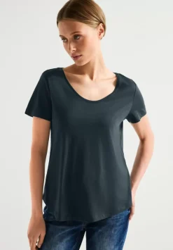 T-Shirt Mit V-Ausschnitt