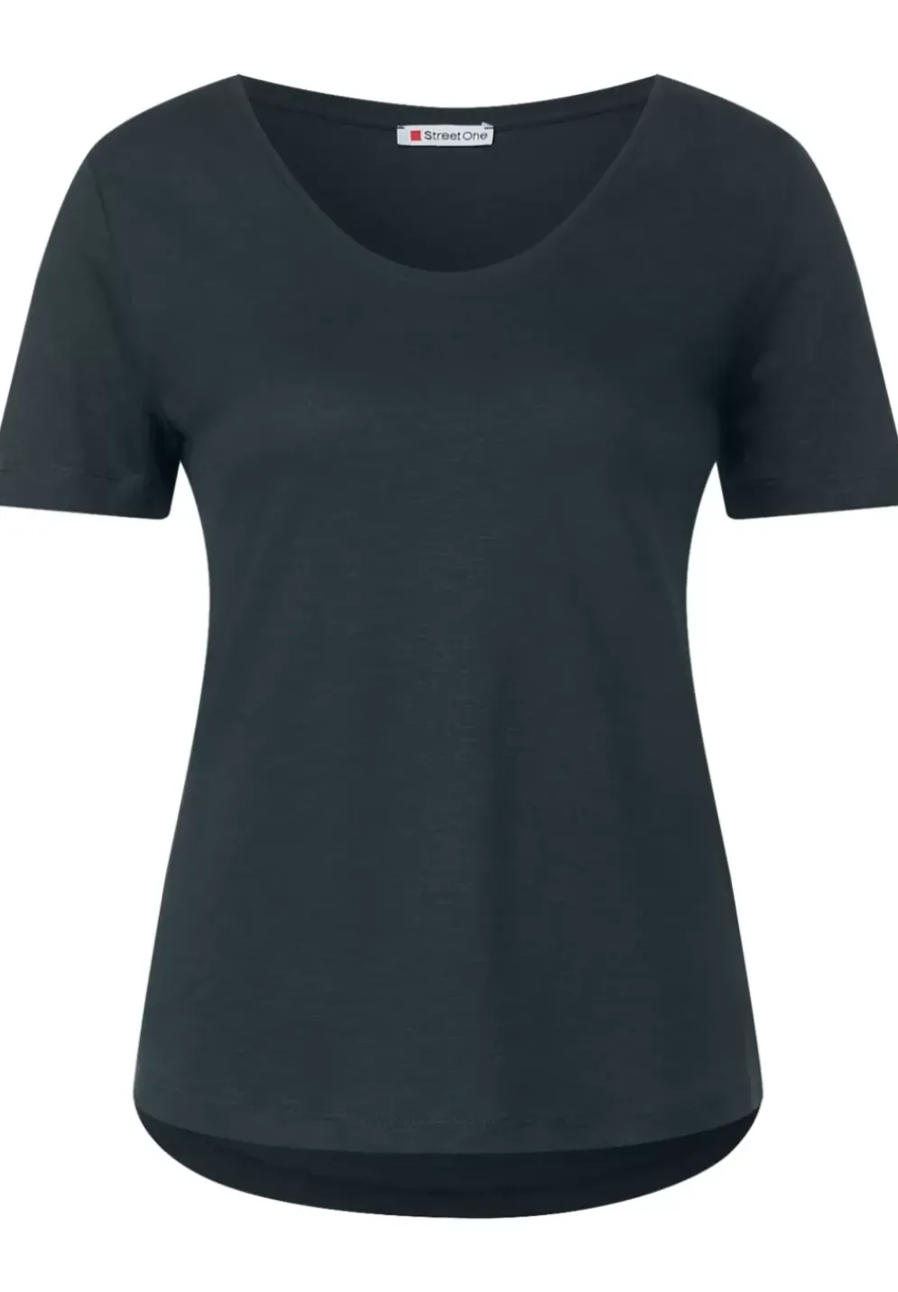 T-Shirt Mit V-Ausschnitt
