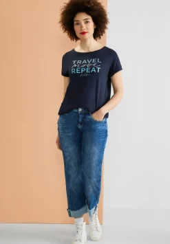 T-Shirt Mit Wording Print