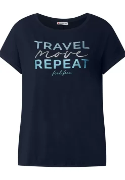 T-Shirt Mit Wording Print