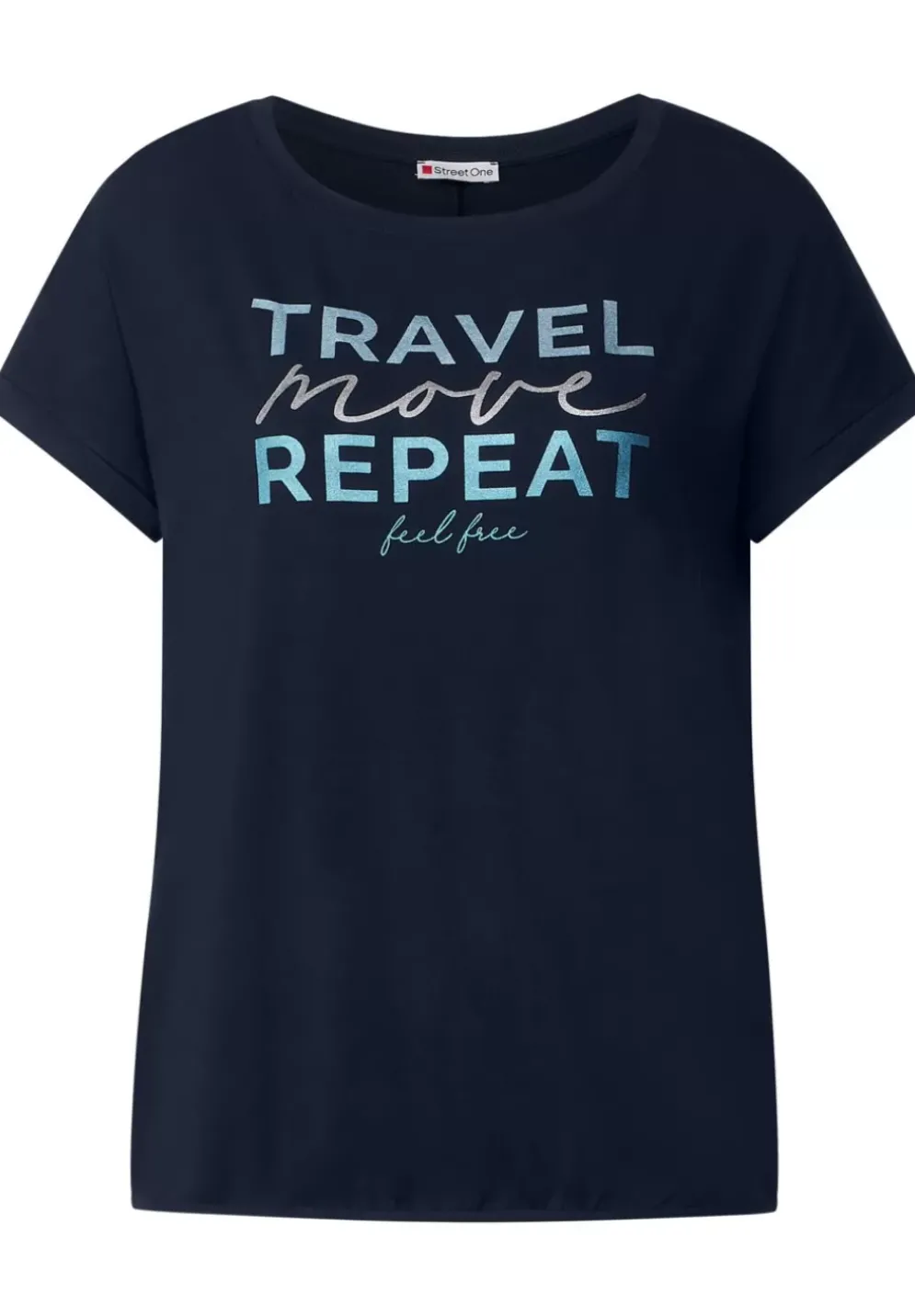T-Shirt Mit Wording Print