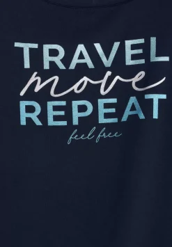 T-Shirt Mit Wording Print