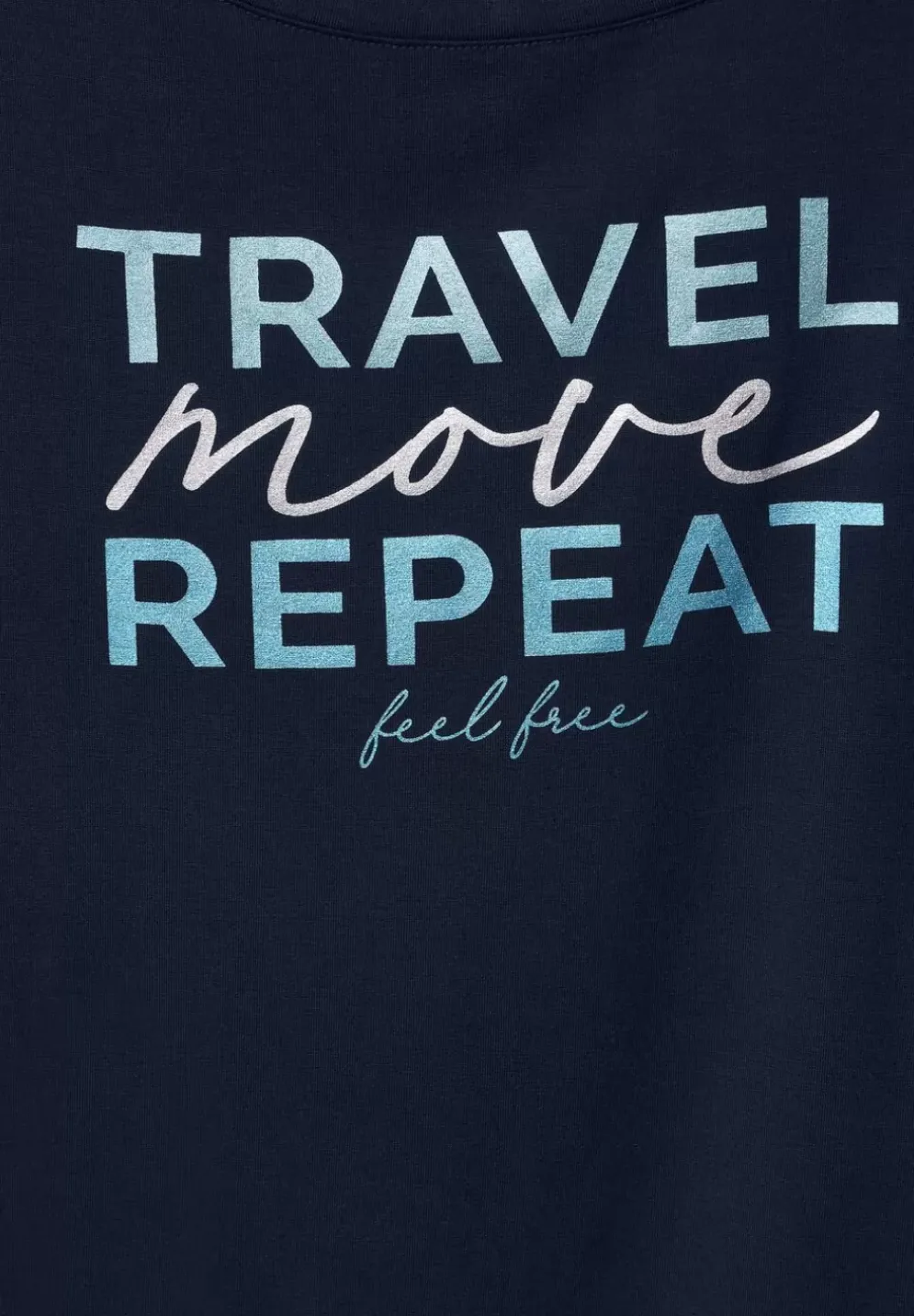 T-Shirt Mit Wording Print