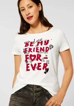 T-Shirt Mit Wording Print