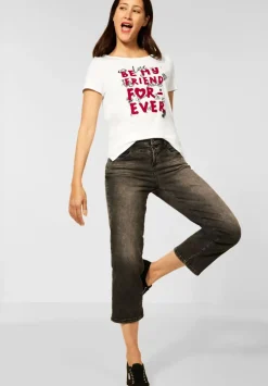 T-Shirt Mit Wording Print