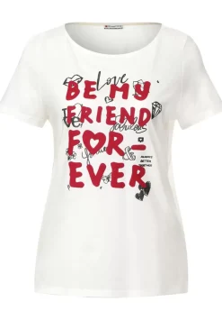 T-Shirt Mit Wording Print