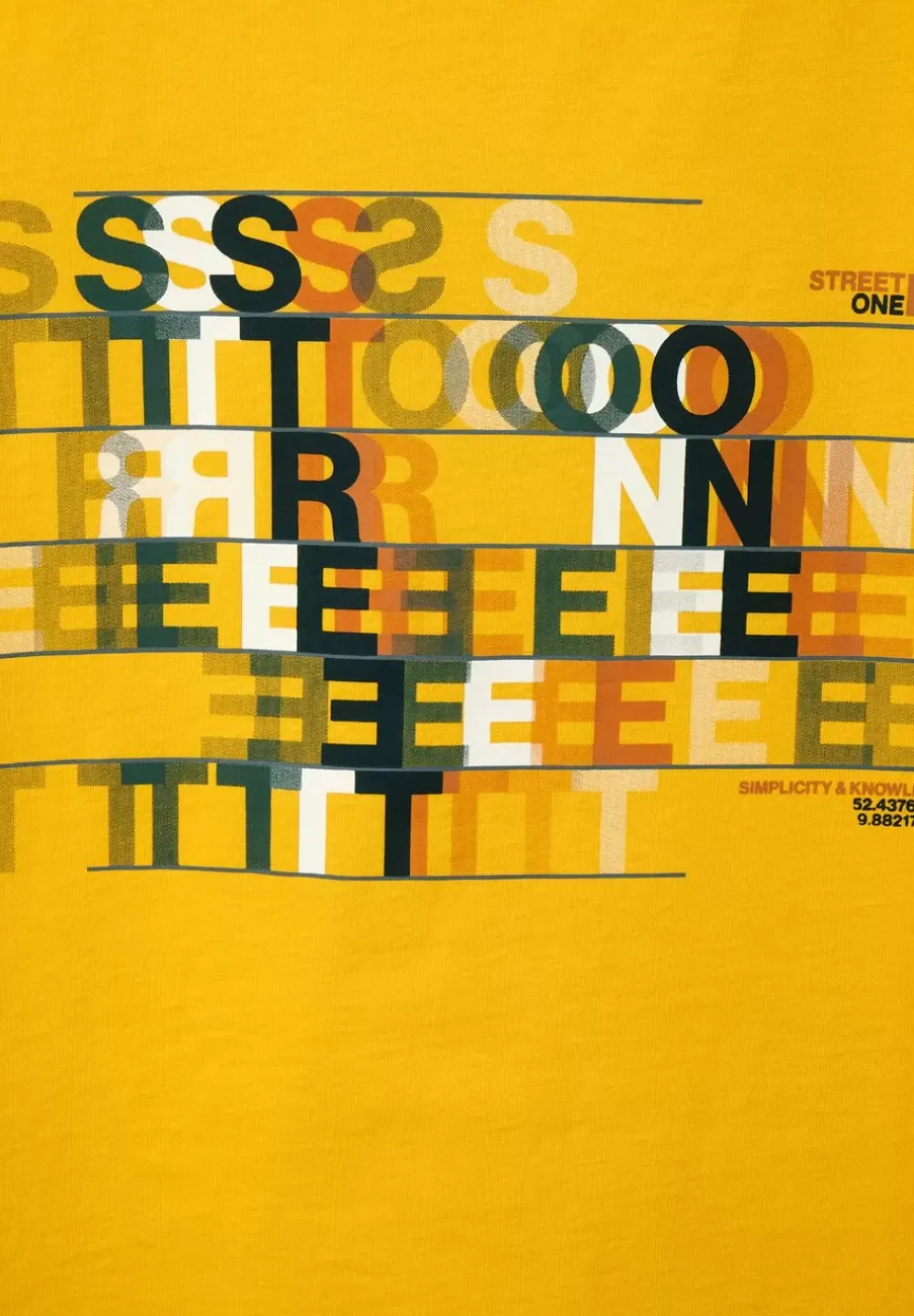 T-Shirt Mit Wording Print