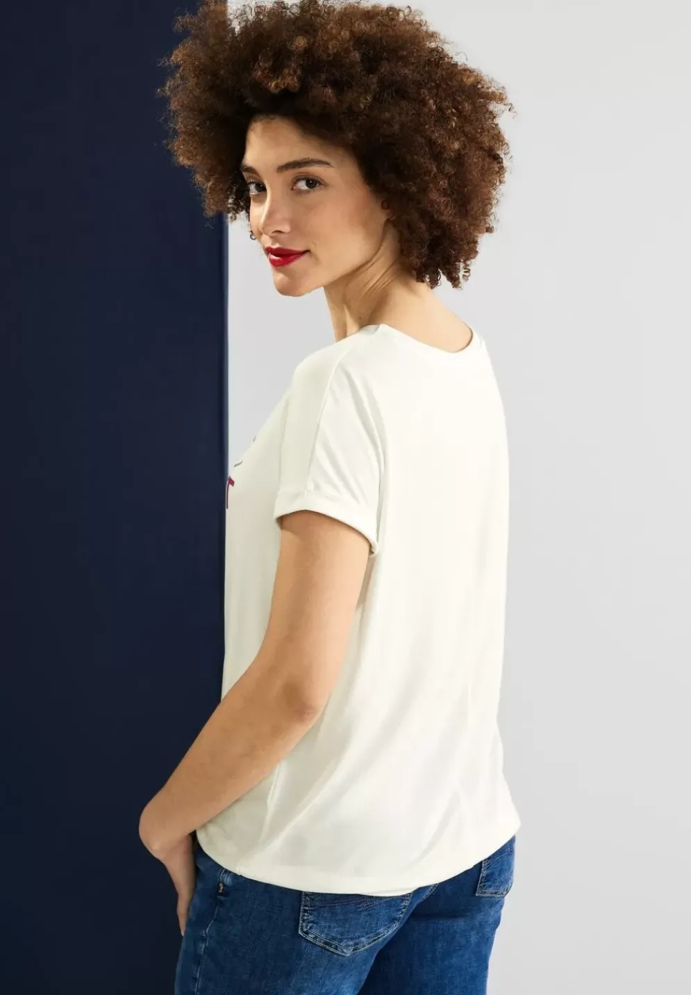 T-Shirt Mit Wording Print