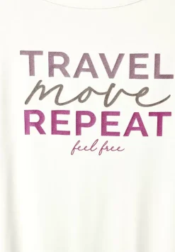 T-Shirt Mit Wording Print