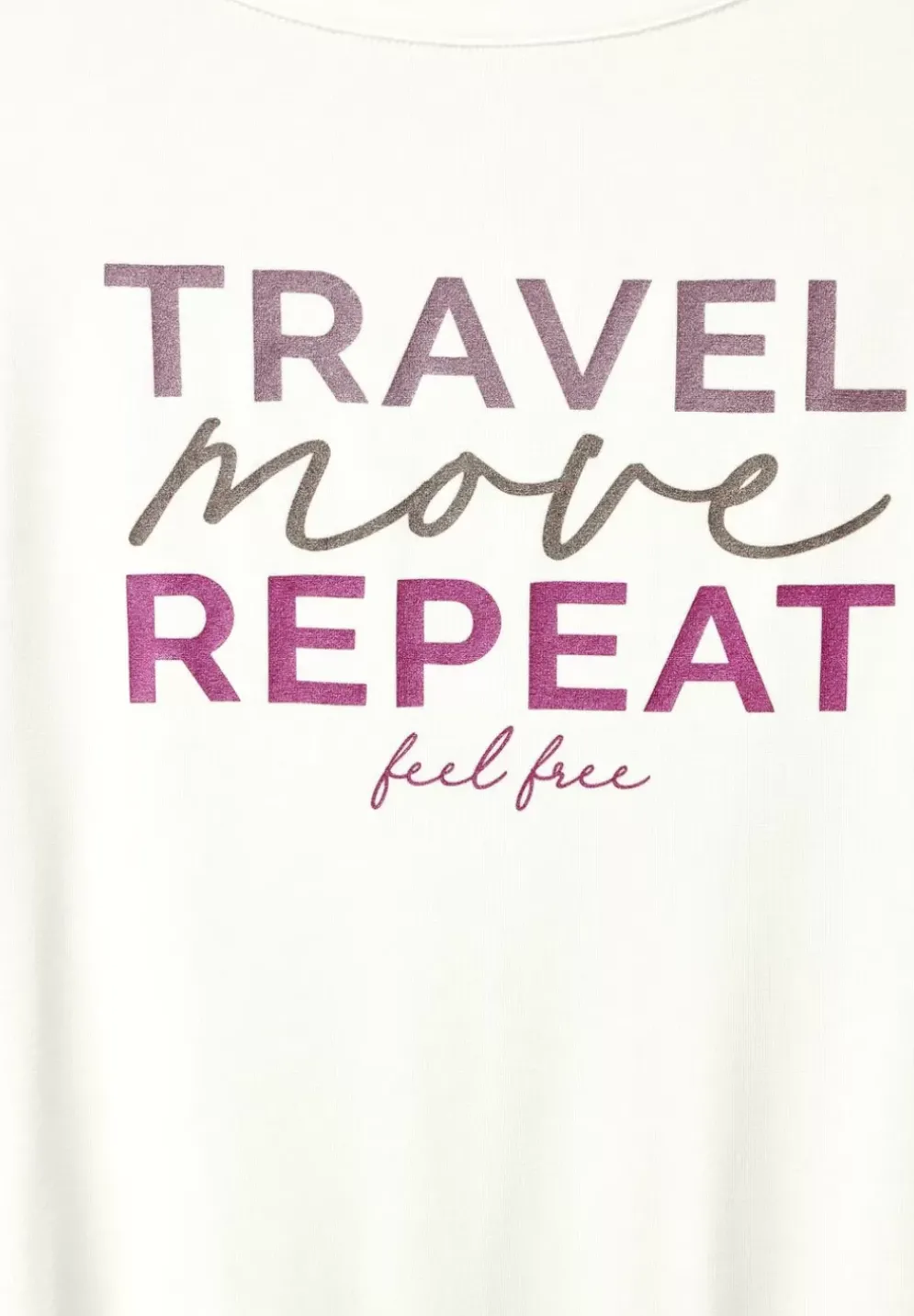 T-Shirt Mit Wording Print