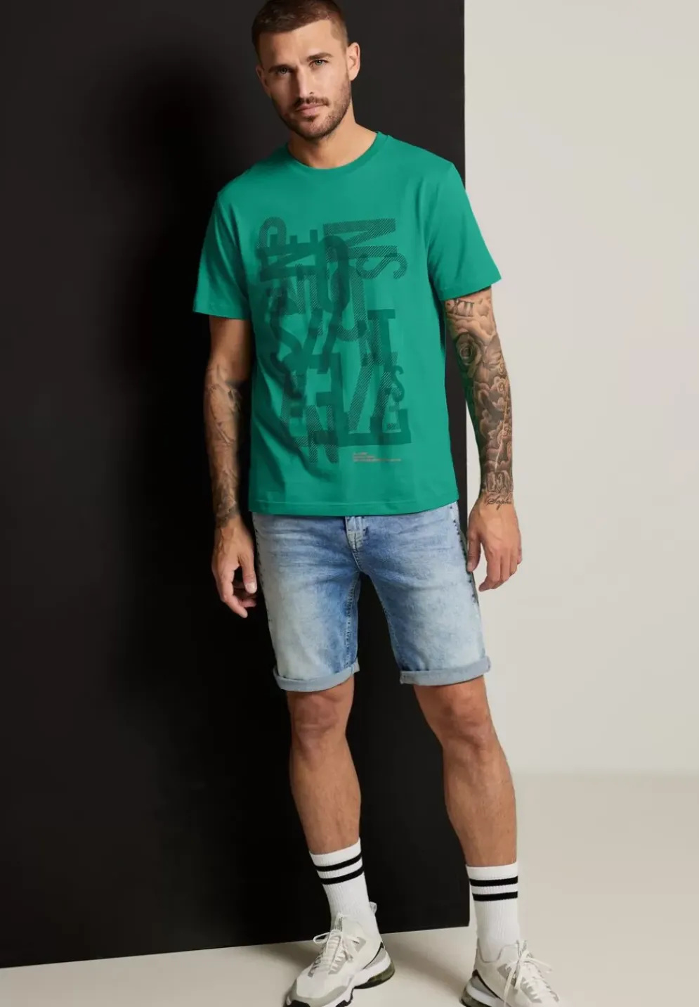 T-Shirt Mit Wordingprint