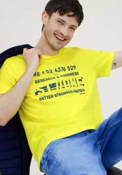 T-Shirt Mit Wordingprint