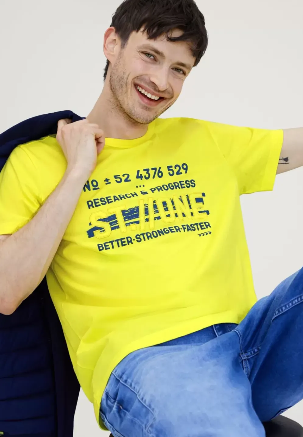 T-Shirt Mit Wordingprint
