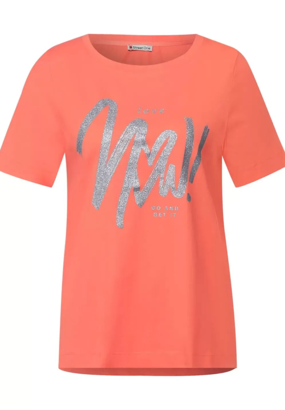 T-Shirt Mit Wordingprint