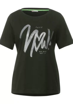 T-Shirt Mit Wordingprint