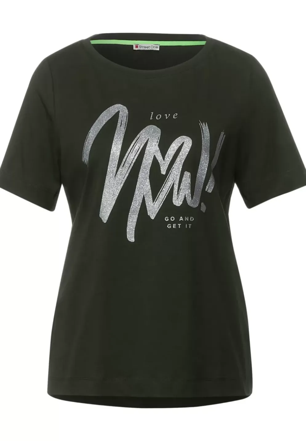 T-Shirt Mit Wordingprint