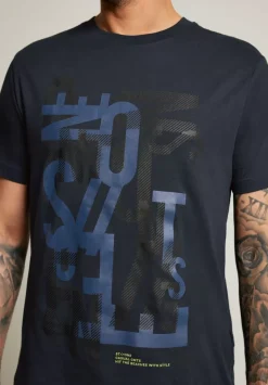 T-Shirt Mit Wordingprint