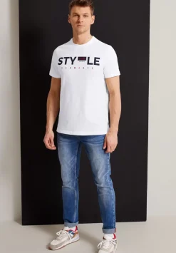 T-Shirt Mit Wordingprint
