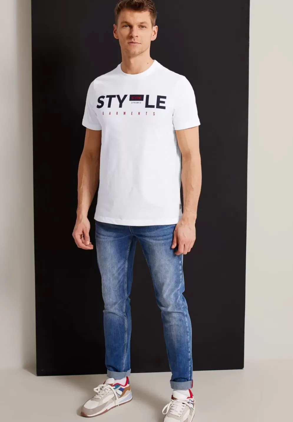 T-Shirt Mit Wordingprint
