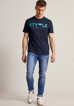 T-Shirt Mit Wordingprint