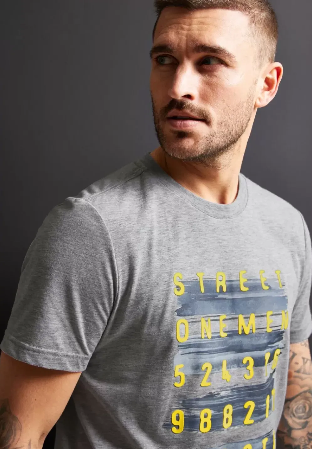 T-Shirt Mit Wordingprint