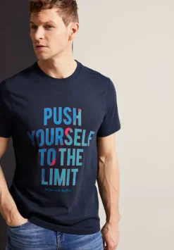 T-Shirt Mit Wordingprint