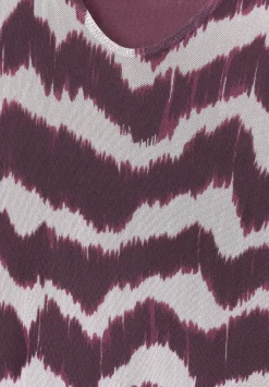 Tunika Meshkleid Mit Print