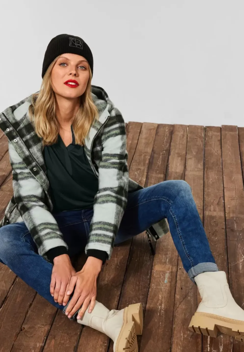 Tunikashirt Im Materialmix