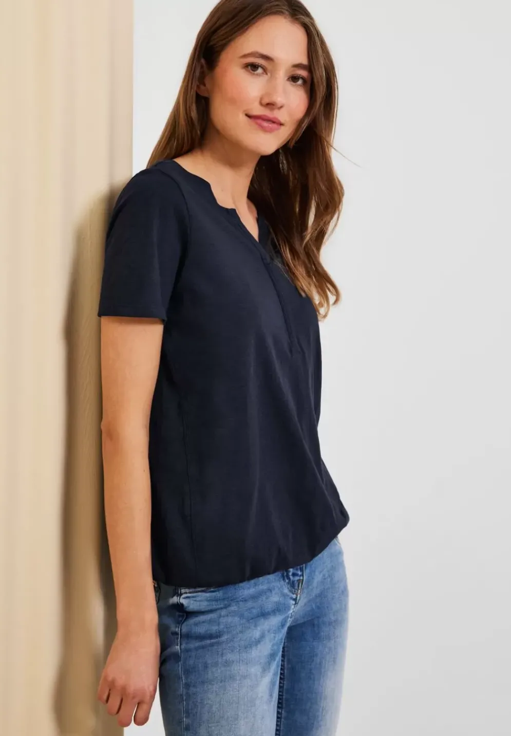 Tunikashirt In Unifarbe