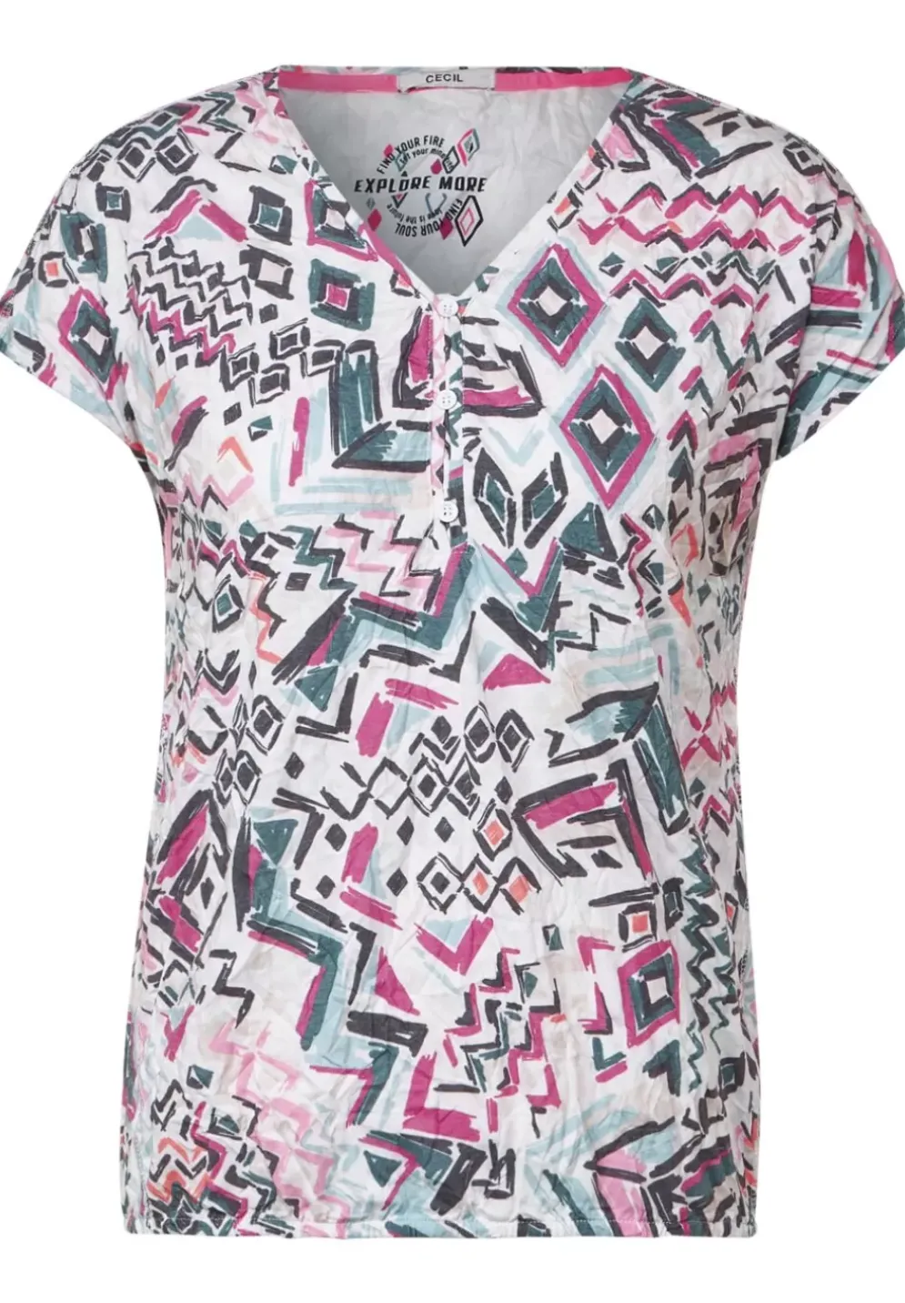 Tunikashirt Mit Print