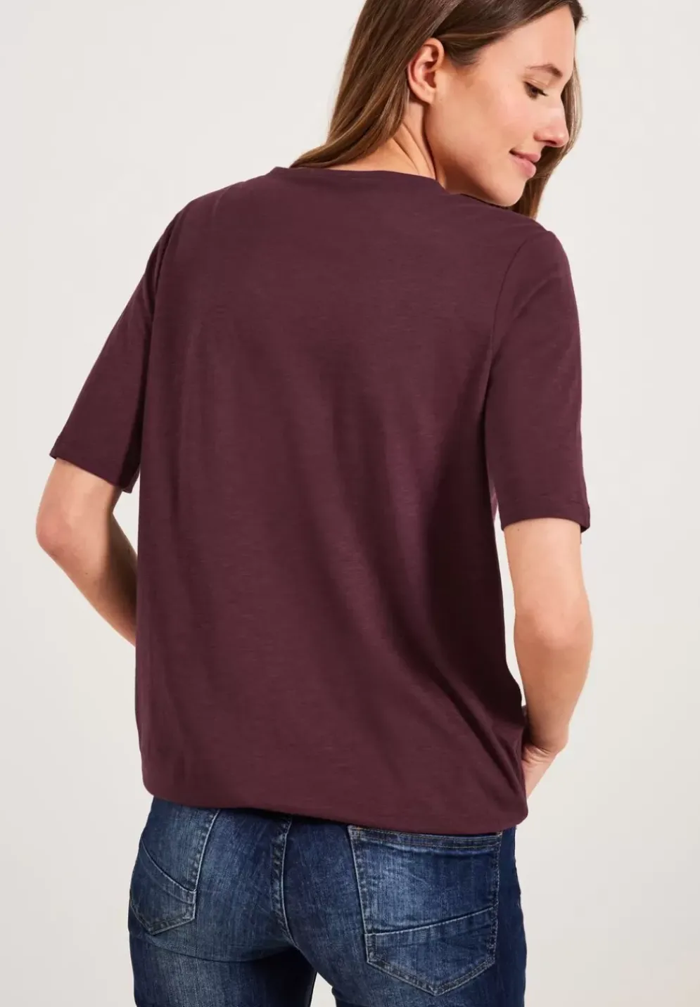Tunikashirt Mit Rippdetail