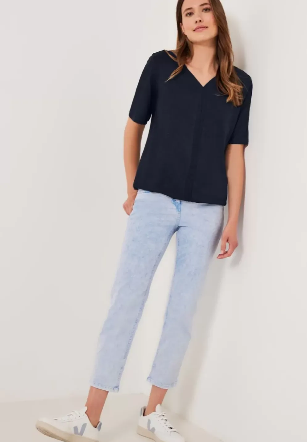 Tunikashirt Mit Rippdetail