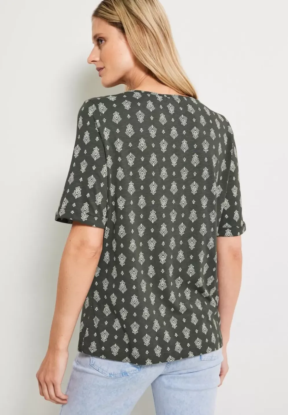 Tunikashirt Mit Smock Detail
