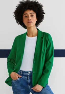 Twill Blazer In Unifarbe