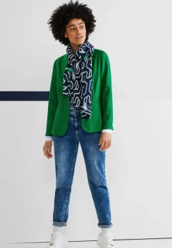 Twill Blazer In Unifarbe