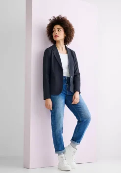Twill Blazer In Unifarbe