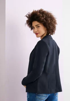Twill Blazer In Unifarbe
