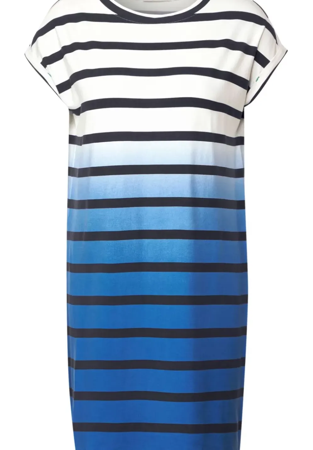 U-Boot Neck Streifenkleid