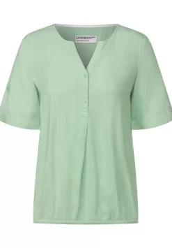 Unifarbene Basic Bluse
