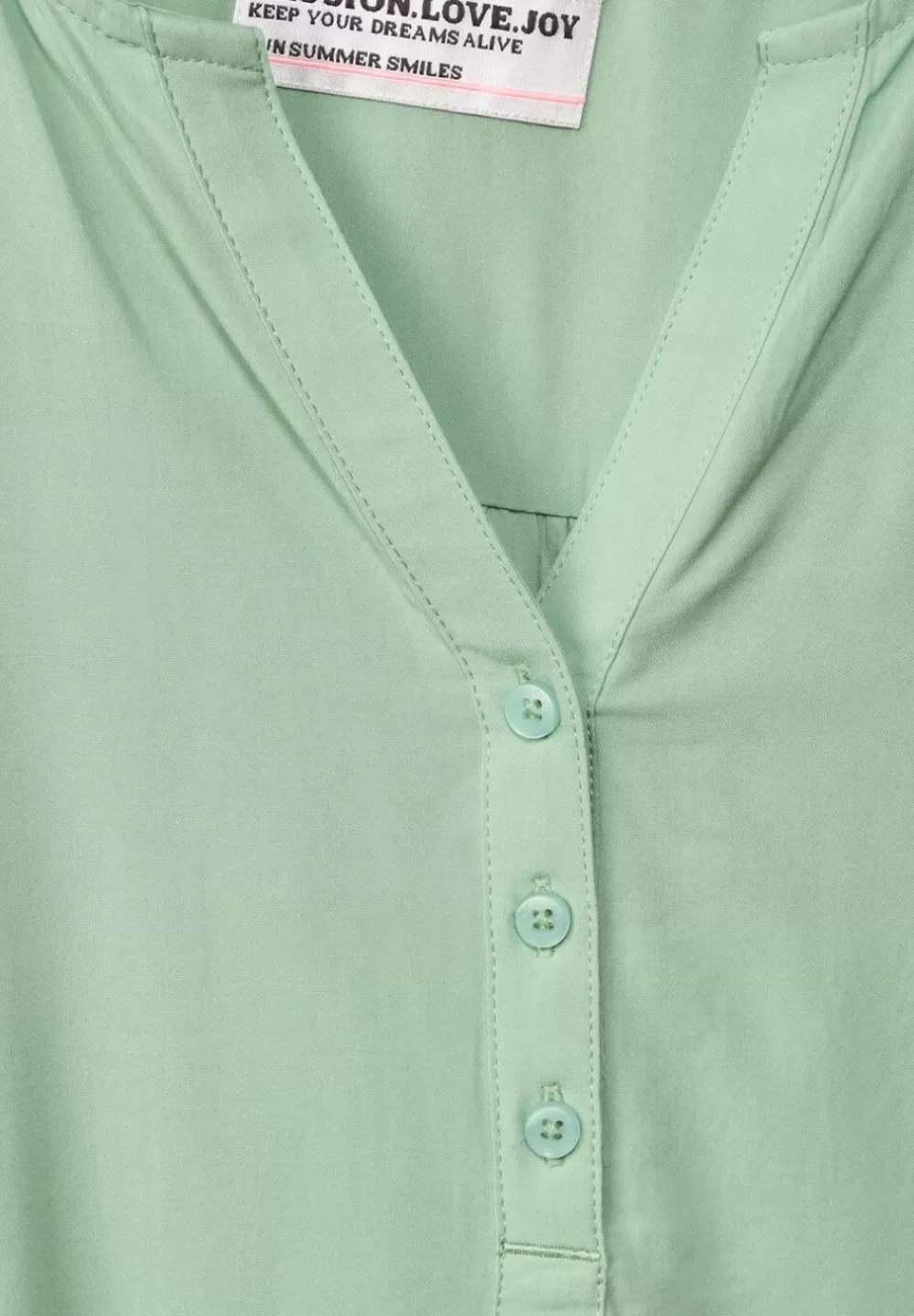 Unifarbene Basic Bluse
