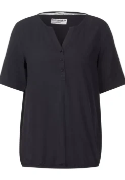 Unifarbene Basic Bluse