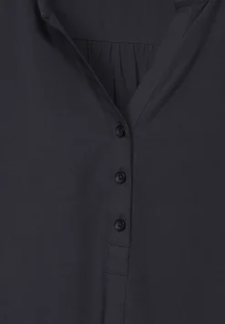 Unifarbene Basic Bluse