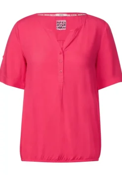 Unifarbene Basic Bluse