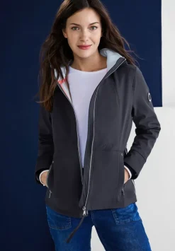 Unifarbene Softshelljacke
