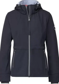 Unifarbene Softshelljacke