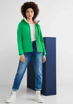 Unifarbene Softshelljacke